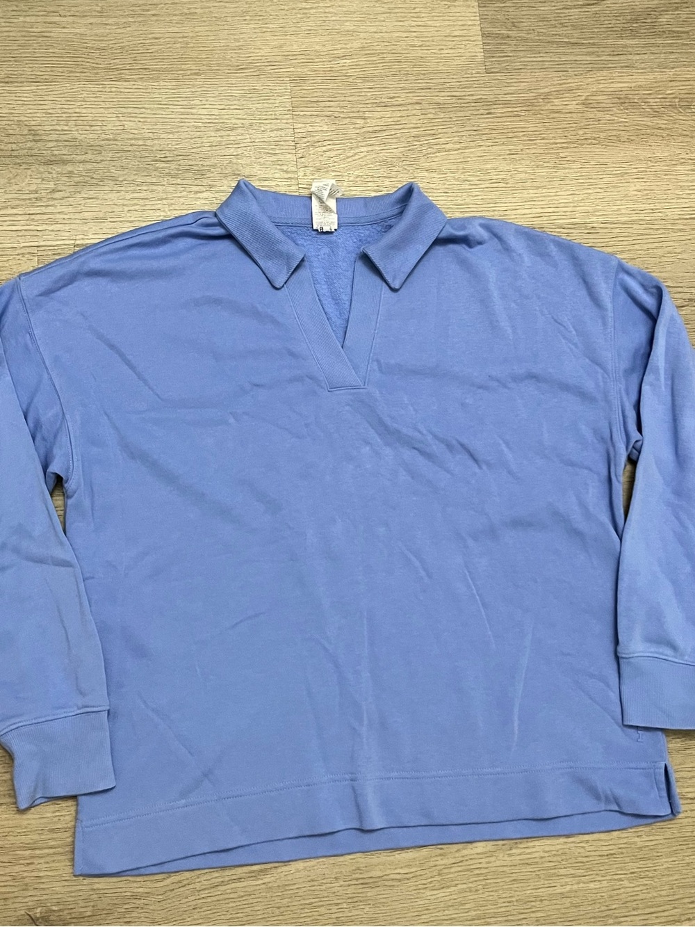 Head Women's Light Blue Pullover Polo Athletic Sweatshirt Size XL